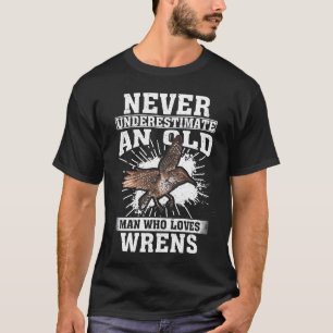 Ein alter Mann, der Lieben schreibt, wird nie unte T-Shirt