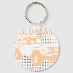 Ein alter Mann Ford Bronco Schlüsselanhänger