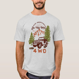 Ein alter Mann mit 4WD - Funny Adventure Vater Zit T-Shirt
