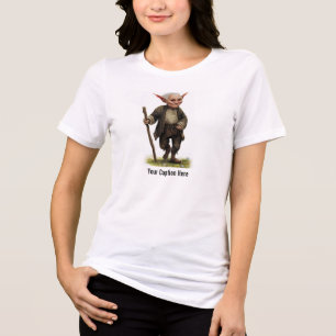 Ein älterer Elf startet eine Reise Tri-Blend Shirt
