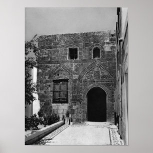 Ein altes Haus in Lindos, Rhodos Poster