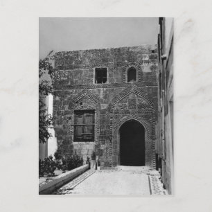 Ein altes Haus in Lindos, Rhodos Postkarte