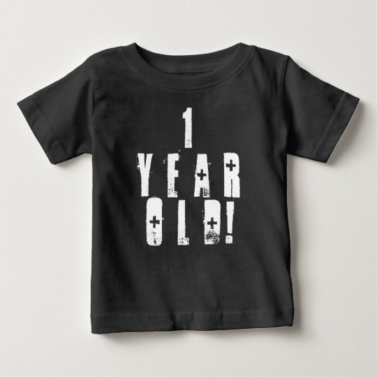 Ein altes niedliches Baby-Shirt des jährigen Baby T-shirt