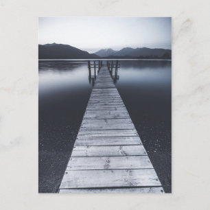 Ein altes Pier-Portrait Postkarte