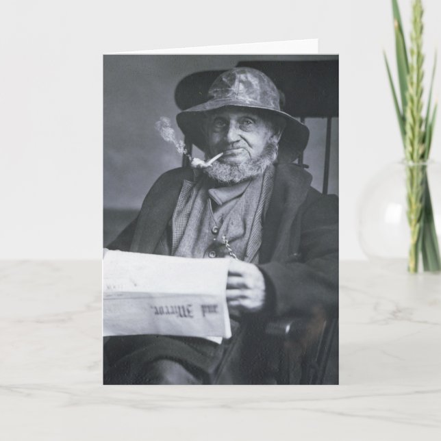 Ein altes Salz Karte (Vorderseite)