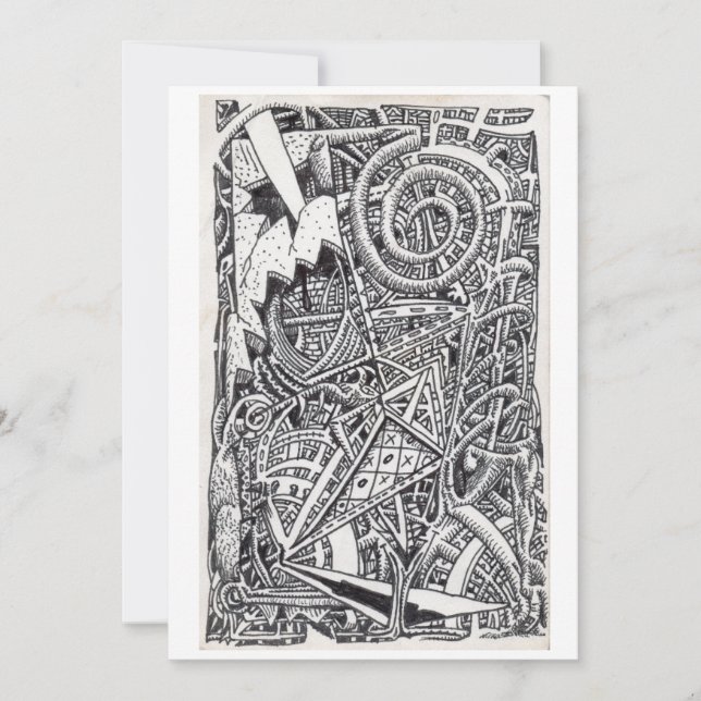 Ein altes Spiel. Flache Karte (Vorderseite)