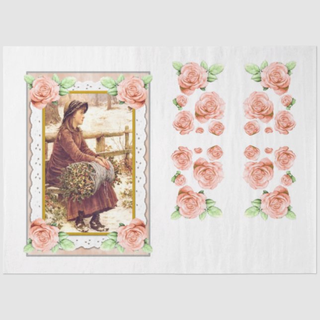 Ein altes Weihnachtsdesign 11 Seidenpapier (Vorderseite)