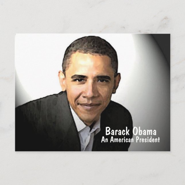 Ein amerikanischer Präsident Postkarte (Vorderseite)