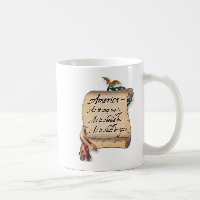 "Ein amerikanischer Toast-" Kaffeetasse (Rechts)