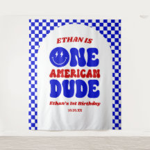 Ein amerikanischer Typ 4. Juli 1. Geburtstag Party