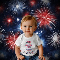 Ein amerikanischer Typ 4. Juli Red White Blue Gebu