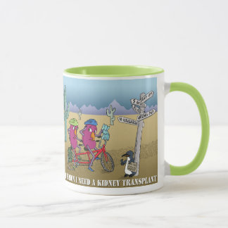 Ein anderer Cartoon auf jeder Seite! Tasse