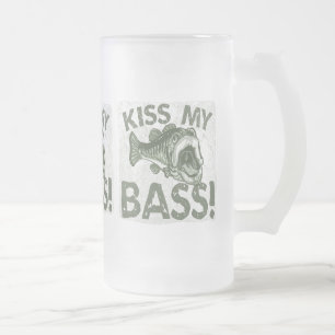 Ein anderer Kuss mein Bass-Entwurf Mattglas Bierglas