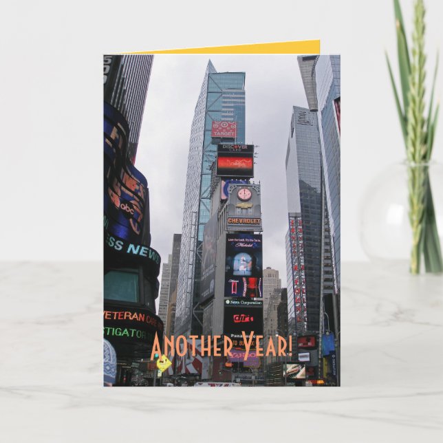 Ein anderes Jahr! Karte (Vorderseite)