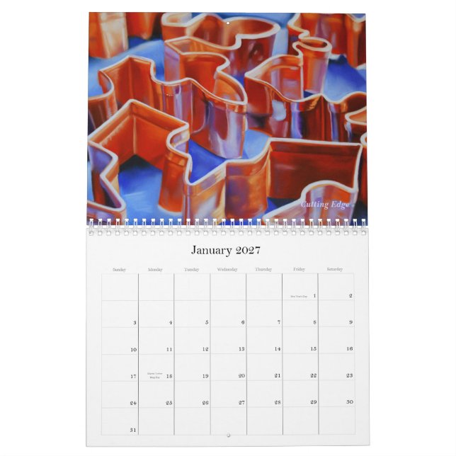 Ein anderes kunstvolles Jahrbuch 2010 Kalender (Jan 2027)