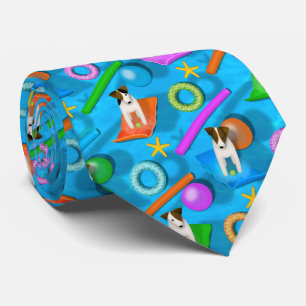 ein anderes Parson Jack Russell Terrier Pool Party Krawatte