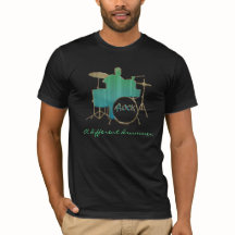 Ein anderes Schlagzeuger-Musik-Shirt