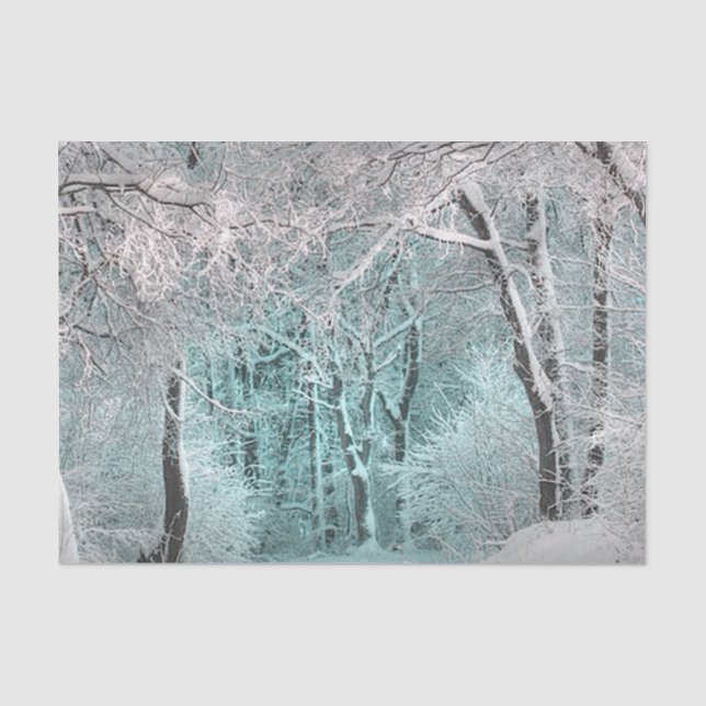 ein anderes Wintermärchenland 3 Seidenpapier (Vorderseite)
