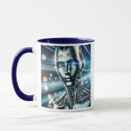 Ein Android aus der fernen Zukunft, der Erwachung Tasse