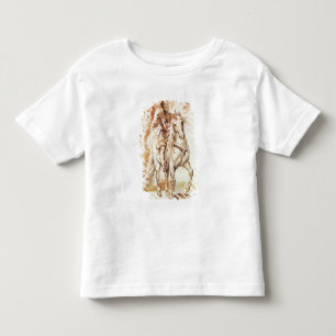 Ein angebrachter Ritter in der Rüstung (Feder auf Kleinkind T-shirt
