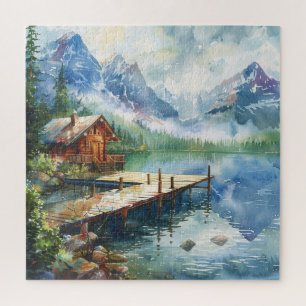 Ein Angel-Schlauch am See