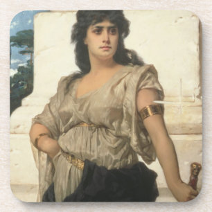 Ein angemessener Krieger (Öl auf Leinwand) Untersetzer