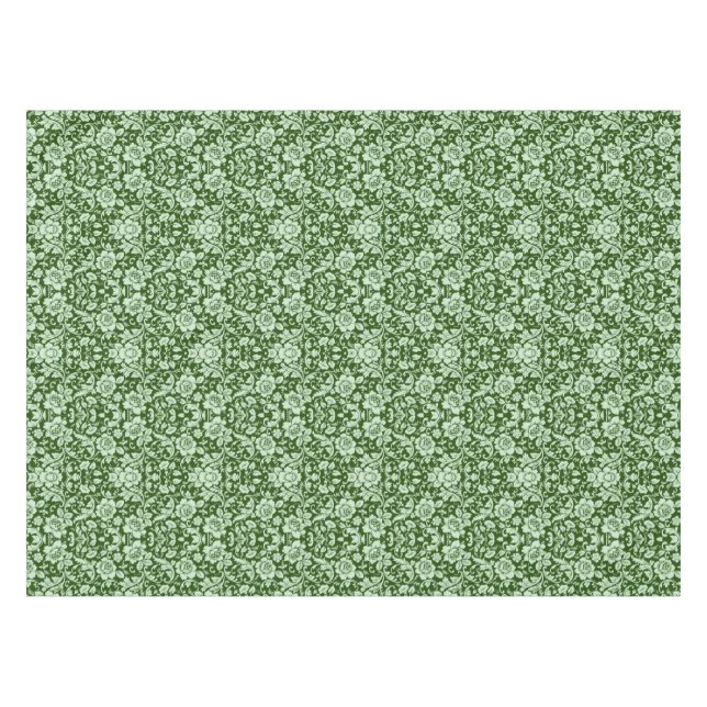 Ein antiker Blumendamast Tischdecke (Vorderseite (Horizontal))