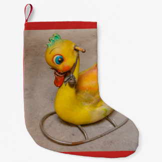 ein antikes Schaukeln für Kinder Weihnachten Strum Kleiner Weihnachtsstrumpf