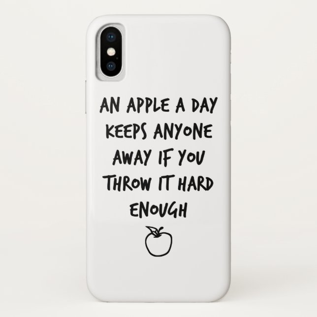 Ein Apfel am Tag Case-Mate iPhone Hülle (Rückseite)