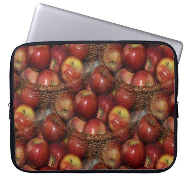 Ein Apfel am Tag... Laptopschutzhülle (Vorderseite)
