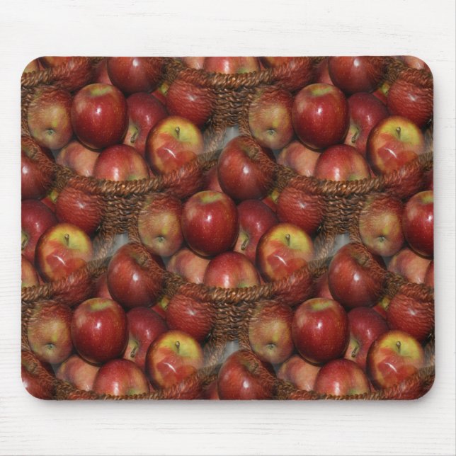 Ein Apfel am Tag... Mousepad (Vorne)