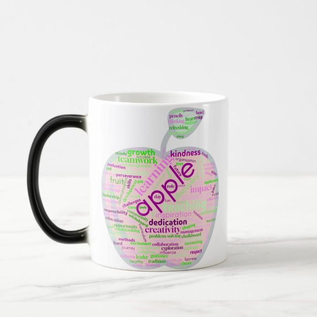 Ein Apfel für den Lehrer - Inspirative Tasse (Links)