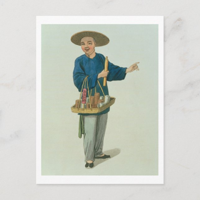 Ein Apotheker, Teller 26 von "Das Kostüm der China Postkarte (Vorderseite)