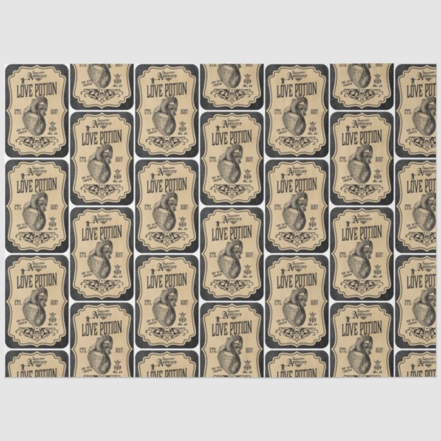 Ein Apotheker und ein Label der Serie Design 5 Seidenpapier (Vorderseite)