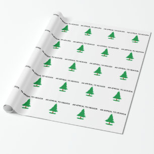 Ein Appell an den Himmel - Flagge der Washington 1 Geschenkpapier