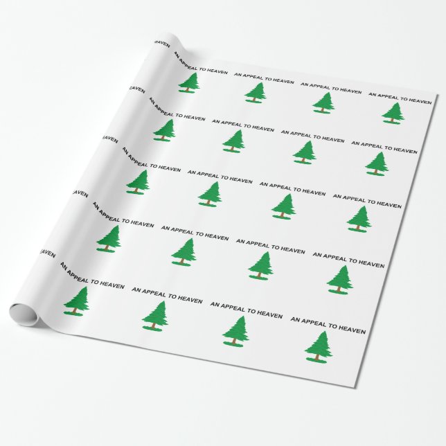 Ein Appell an den Himmel - Flagge der Washington 1 Geschenkpapier (Ungerollt)