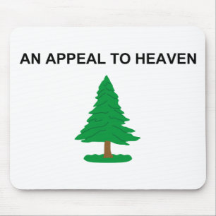 Ein Appell an den Himmel - Flagge der Washington 1 Mousepad