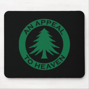 Ein Appell an den Himmel Flagge Ne Baflagge-Rundel Mousepad