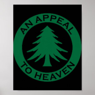 Ein Appell an den Himmel Flagge Ne Baumscheibe Neu Poster