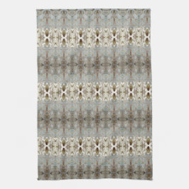 Ein Aquarellmuster Geschirrtuch