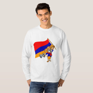 Ein armenischer Fan Hund T-Shirt