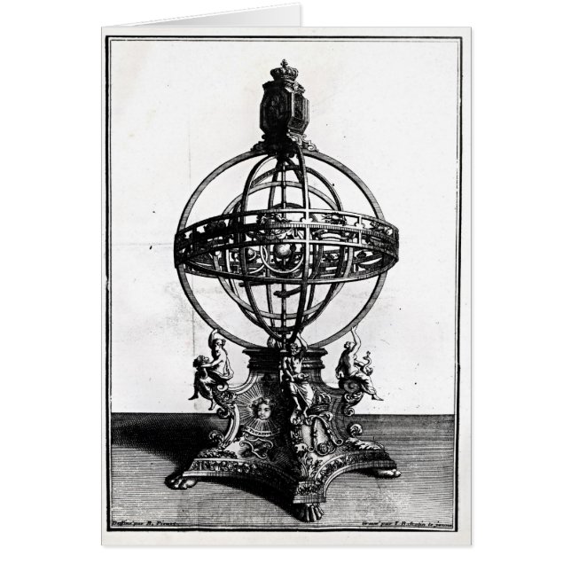 Ein Armillary Bereich des Copernican Systems (Vorne)