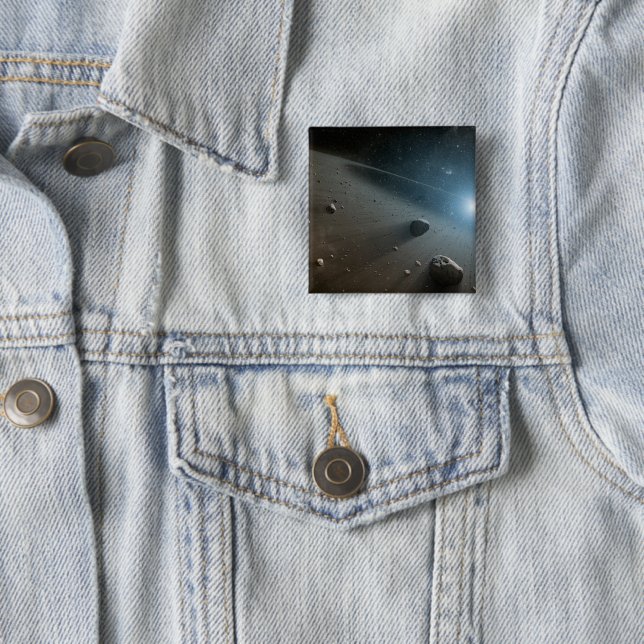 Ein Asteroidengürtel rund um den hellen Star Vega. Button (Beispiel)