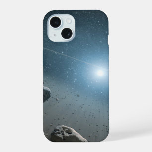 Ein Asteroidengürtel rund um den hellen Star Vega. iPhone 15 Hülle