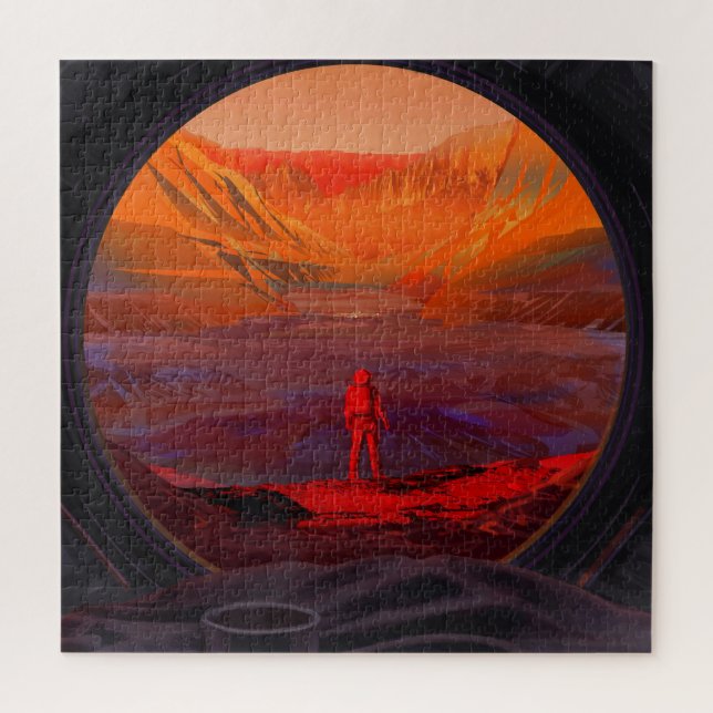Ein Astronaut in den Mars (Vertikal)
