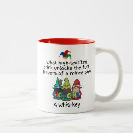 Ein atemberaubender Aroma-Mince-Pie-Joke Zweifarbige Tasse