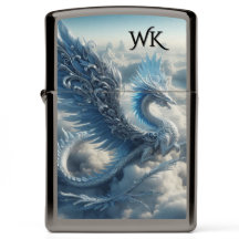 Ein Atemberaubender Drache umgeben von Wolken