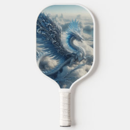 Ein Atemberaubender Drache umgeben von Wolken Pickleball Schläger