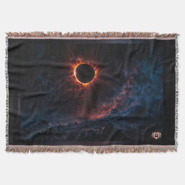 Ein atemberaubendes Sonnenbad Eclipse Kunst von Xz Decke (Vorderseite)