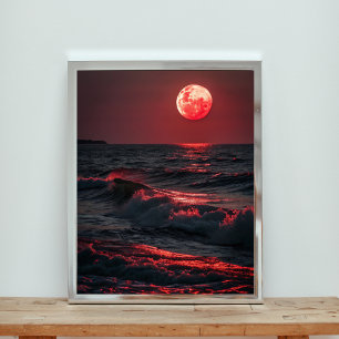 Ein ätherischer Tanz des Blutmonds Poster